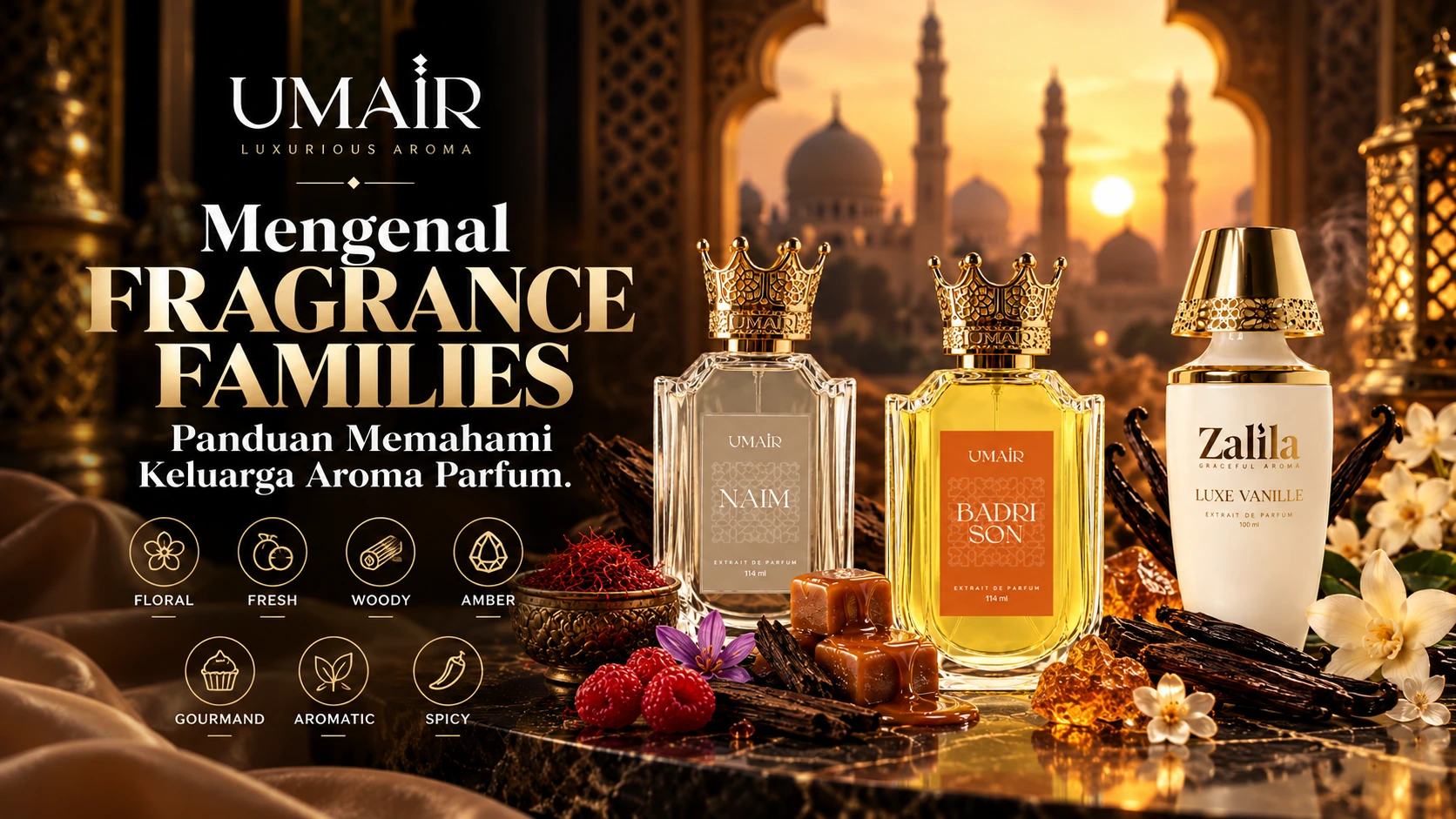 Panduan mengenal fragrance families dan keluarga aroma parfum UMAIR