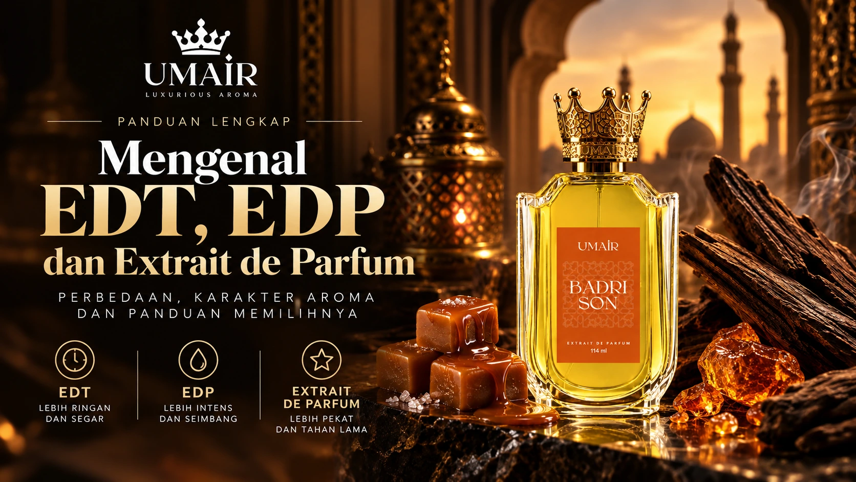 Panduan UMAIR mengenal perbedaan EDT, EDP, dan Extrait de Parfum